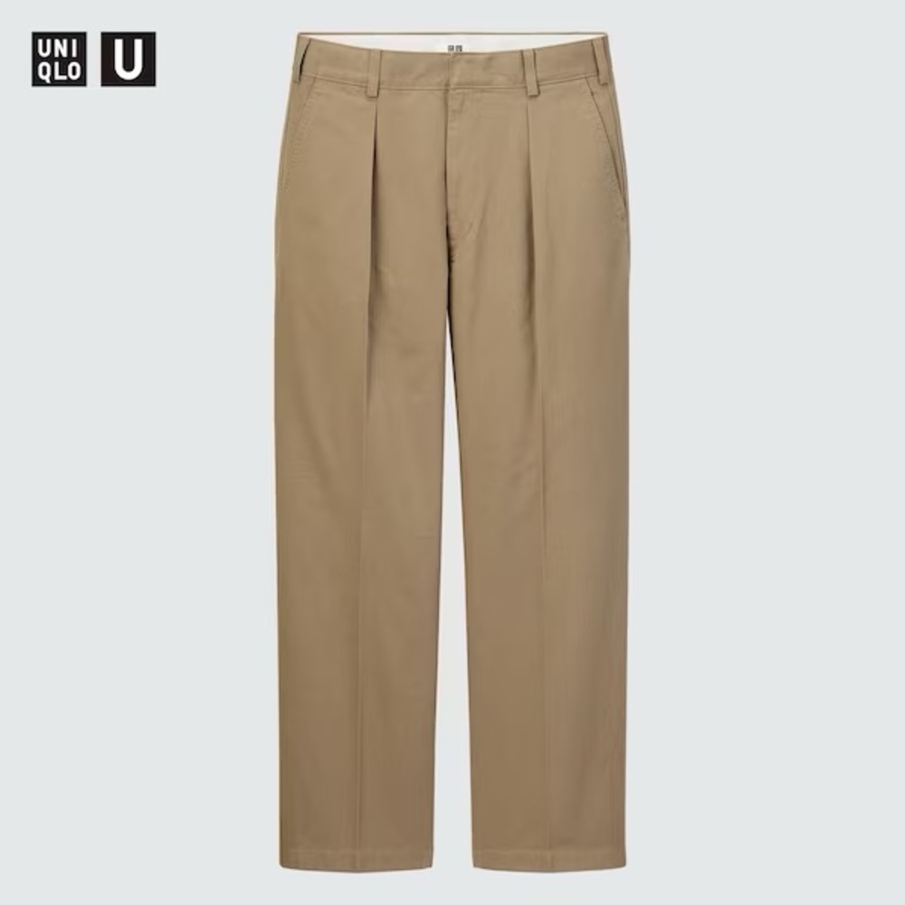 UNIQLO U PLEATED TAPERED CHINO
